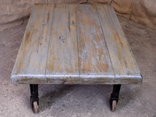 Industrial Plank Coffee Table