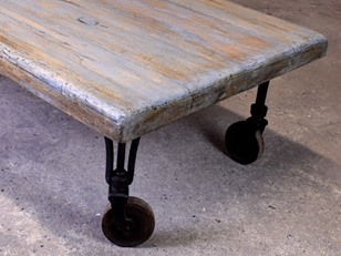 Industrial Plank Coffee Table