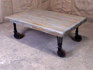 Industrial Plank Coffee Table