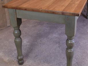 Painted Pine Plank Table