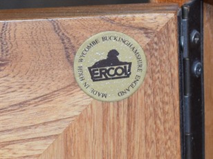 Ercol Light Elm Combination Bookcase 