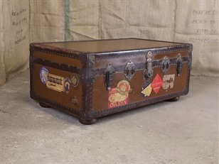 Vintage Steamer Trunk - Coffee Table