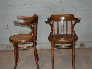 4 Thonet Style Vintage Bentwood Chairs