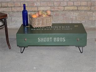 Upcycled Vintage Tool Box Coffee Table