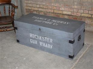 Vintage Upcycled Rochester Storage Box