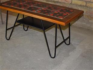 Retro Tiled Top Coffee Table 