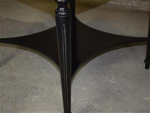 French Ebonised Side Table 