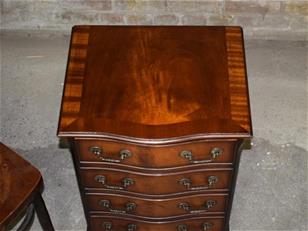 Georgian Style Serpentine Chest of Drawers