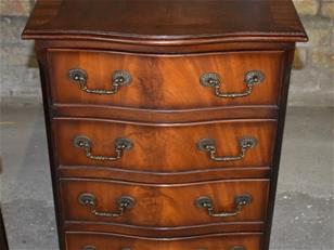 Georgian Style Serpentine Chest of Drawers