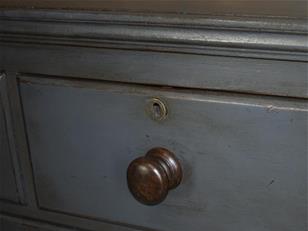 Grey Painted Victorian Chest of Drawers ZX2334