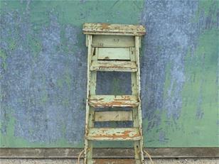 Vintage Wooden Step Ladders ZX2341