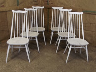 Painted Ercol Table & 6 Chairs