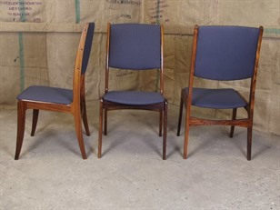 6 Dyrlund Danish Rosewood Dining Chairs