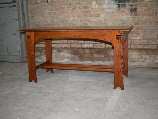 Antique Pine Console Table